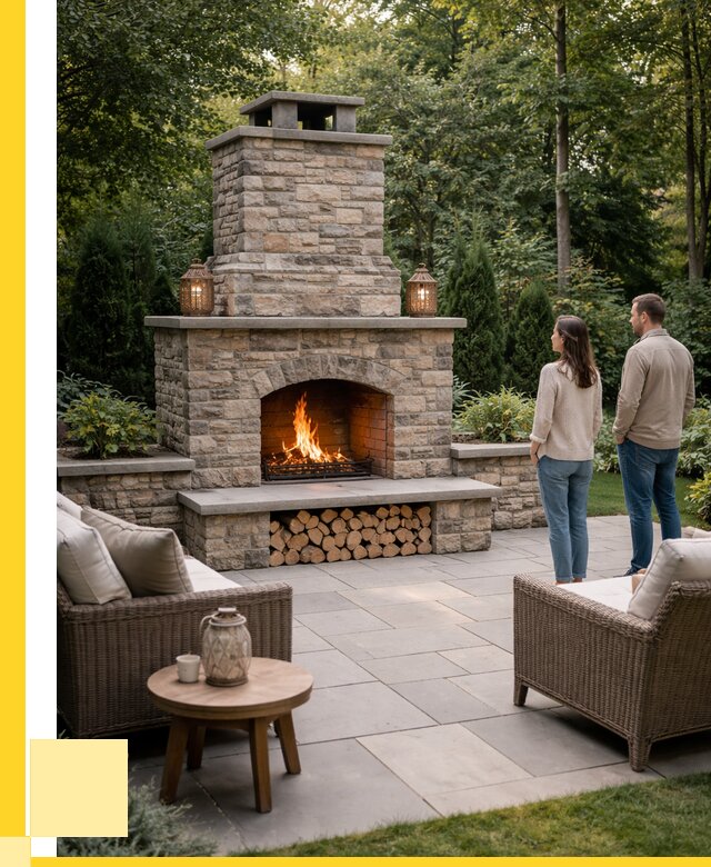 Уличные камины из кирпича в Октябрьском от 155355 р. | ЭриданКтб