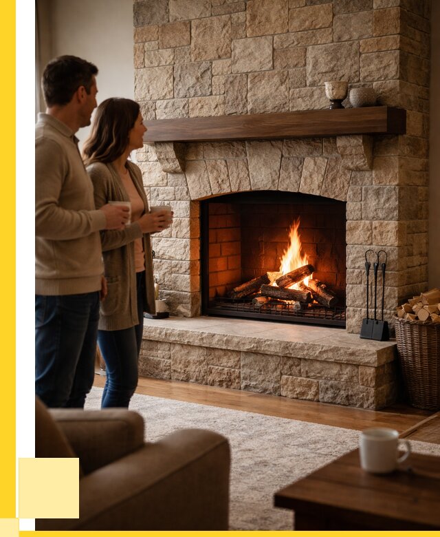 Каменные камины на заказ в Октябрьском от 186426 р. | ЭриданКтб