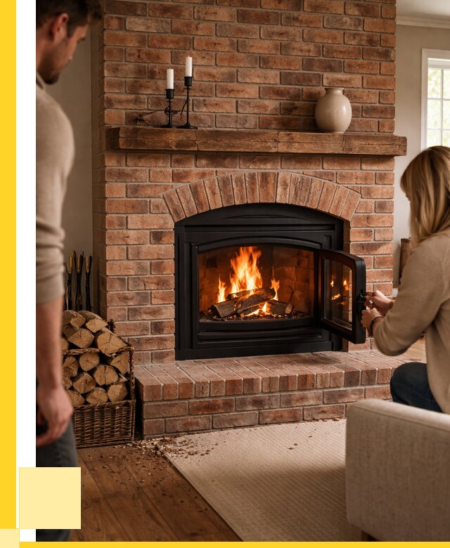 Кирпичные камины под ключ в Октябрьском от 155355 р. | ЭриданКтб