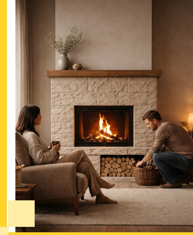 Камины для дома в Октябрьском под ключ от 155355 р. | ЭриданКтб