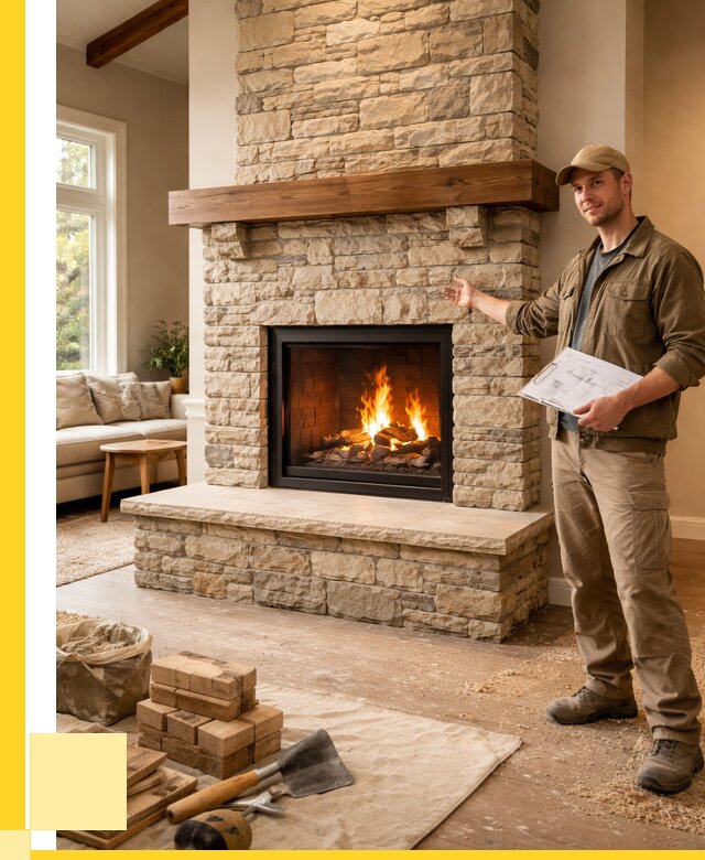 Камины под ключ в Октябрьском от 186426 р. | ЭриданКтб — установка