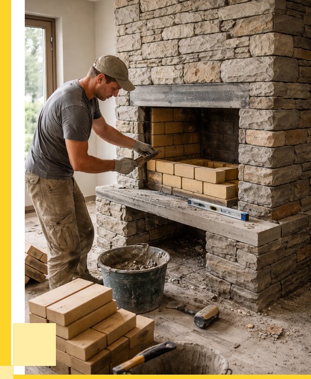 Кладка каминов и камина в Октябрьском от 25893 р. ЭриданКтб