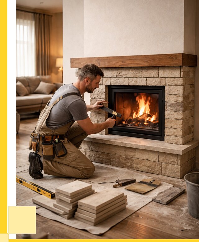 Строительство каминов в Октябрьском от 155355 р., ЭриданКтб - под ключ