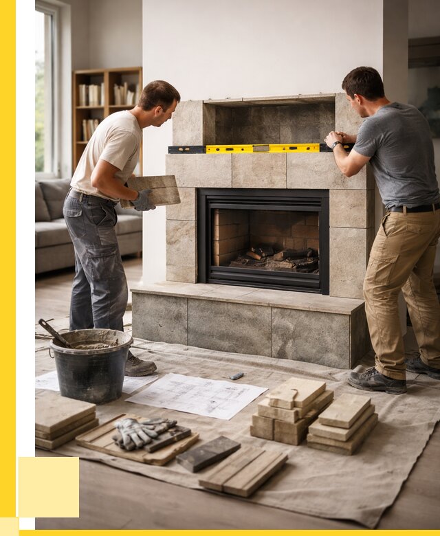 Монтаж каминов и установка в Октябрьском от 46607 р. | ЭриданКтб