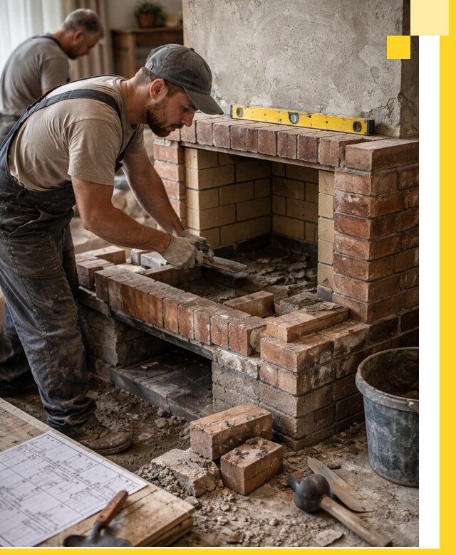 Изготовление и установка каминопечей под ключ в Октябрьском