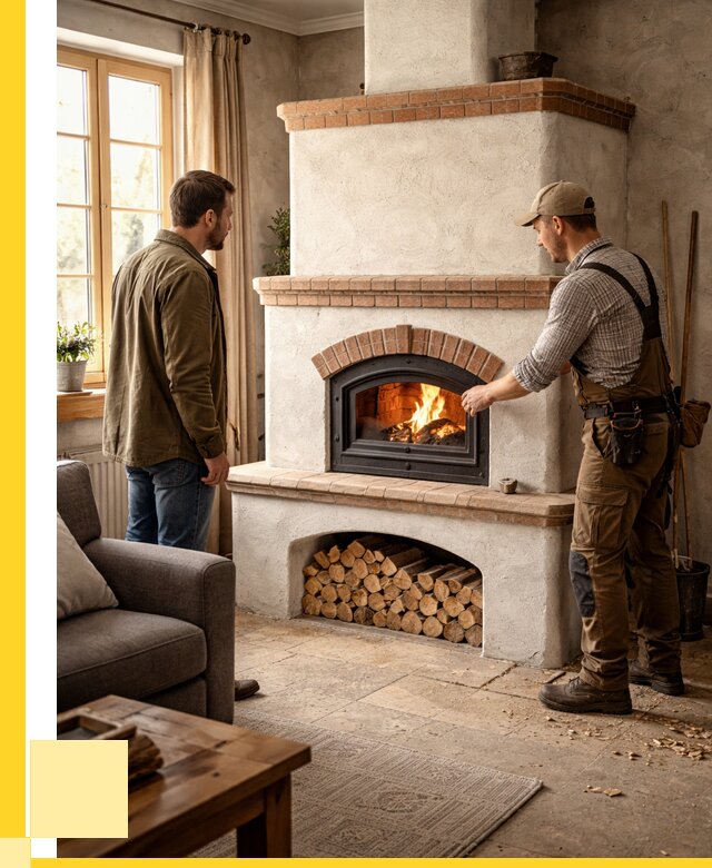 Печи камины в Октябрьском: кирпичные, изразцовые от 62142 р. | ЭриданКтб