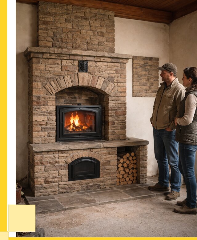 Кирпичная печь под ключ в Октябрьском от 155355 р. | ЭриданКтб