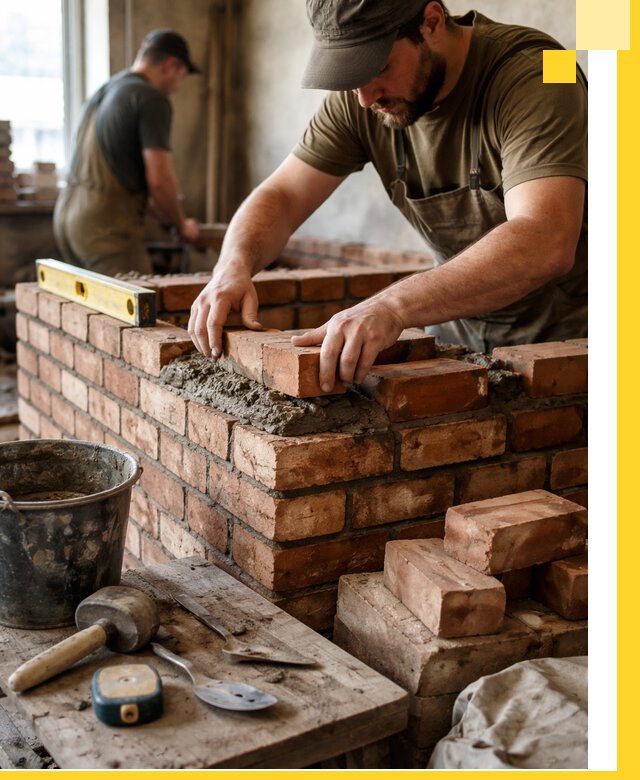 Профессиональная кладка печей под ключ в Октябрьском быстро и надёжно