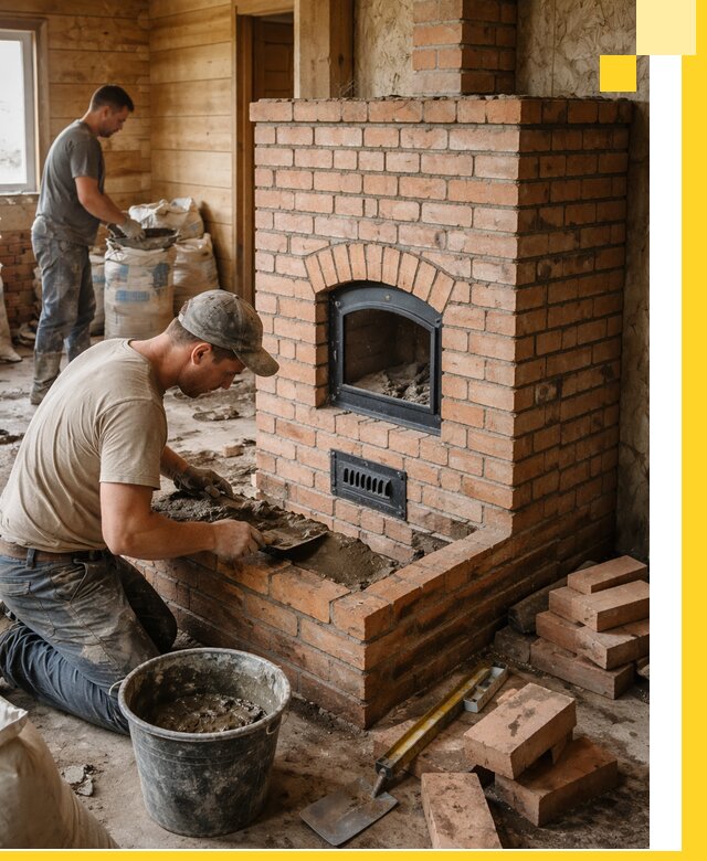 Профессиональное строительство печей в Октябрьском под ключ