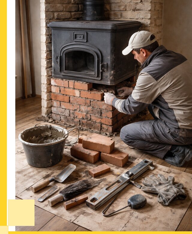 Ремонт печей в Октябрьском от 12428 р., услуги печника ЭриданКтб