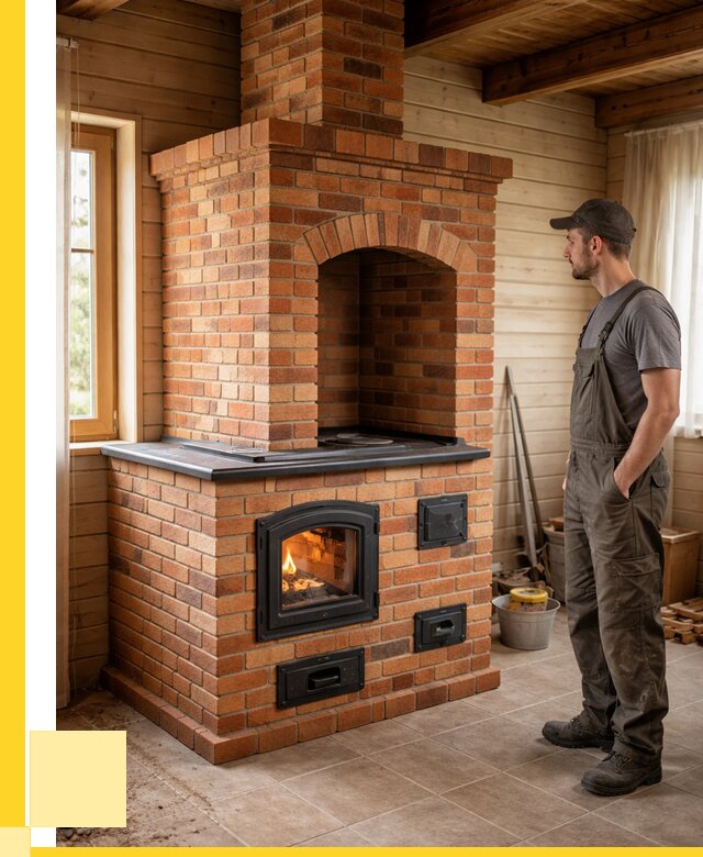 Кирпичные печи в Октябрьском: купить от 155355 р. | ЭриданКтб