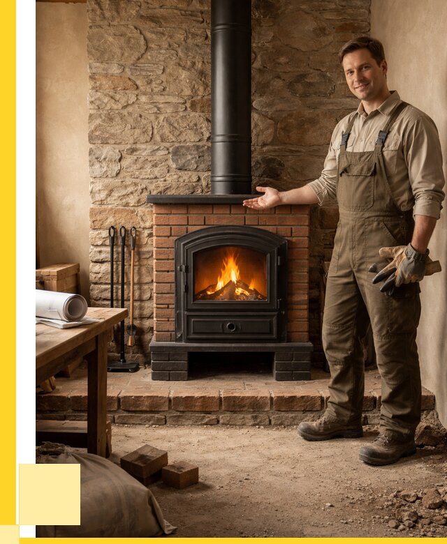 Печи отопительные из кирпича в Октябрьском от 82856 р., ЭриданКтб