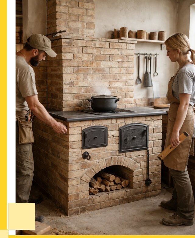 Варочно отопительные печи в Октябрьском от 93213 р. | ЭриданКтб