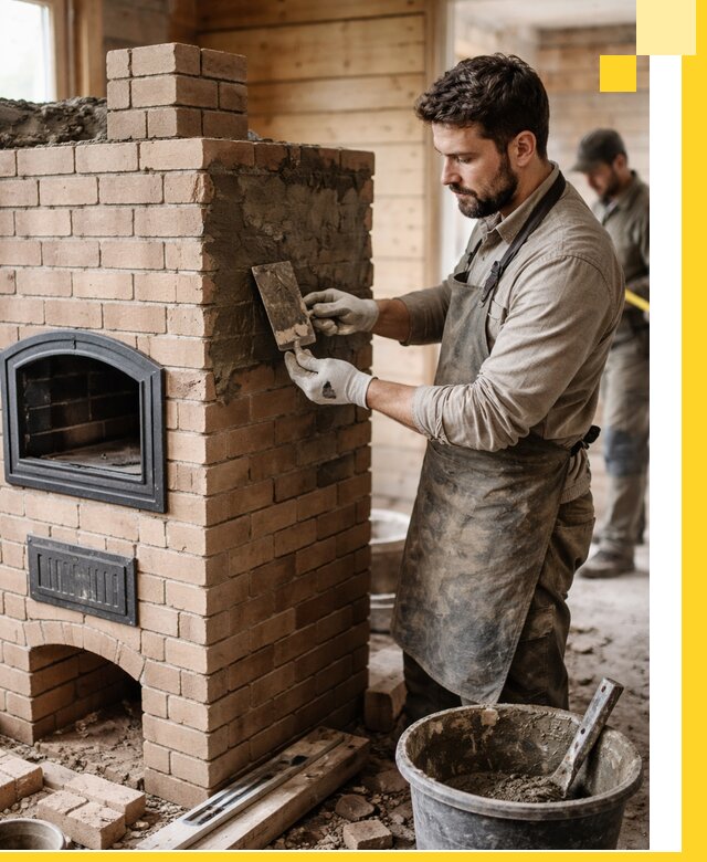 Изготовление и установка печей-шведок под ключ в Октябрьском