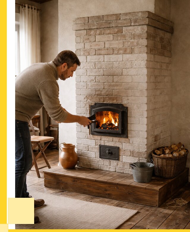 Печь голландка из кирпича в Октябрьском от 88035 р. | ЭриданКтб