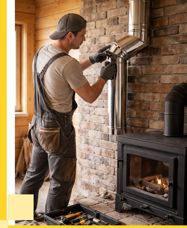 Монтаж дымоходов для печей в Октябрьском от 7768 р. | ЭриданКтб