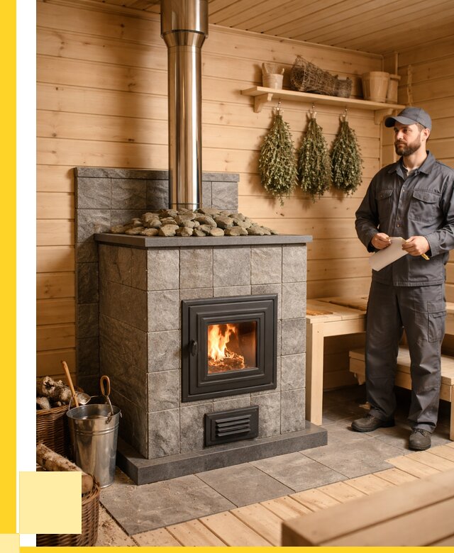 Печи для бани под ключ в Октябрьском от 124284 р. | ЭриданКтб