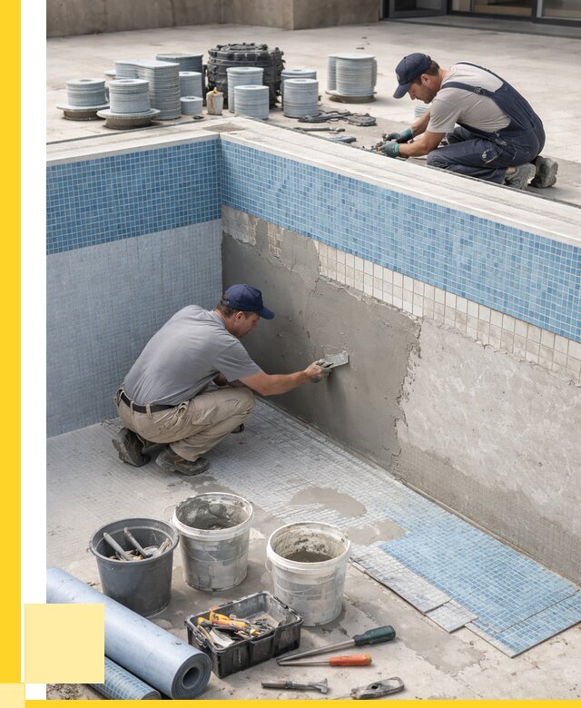 Ремонт и обслуживание бассейнов в Октябрьском от 25893 р. | ЭриданКтб