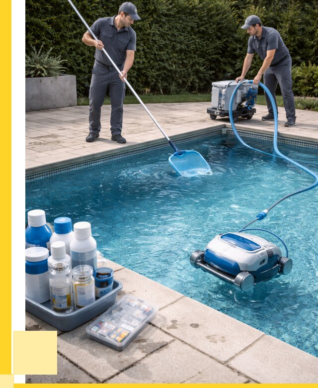 Чистка бассейнов в Октябрьском роботами, от 4661 р. | ЭриданКтб