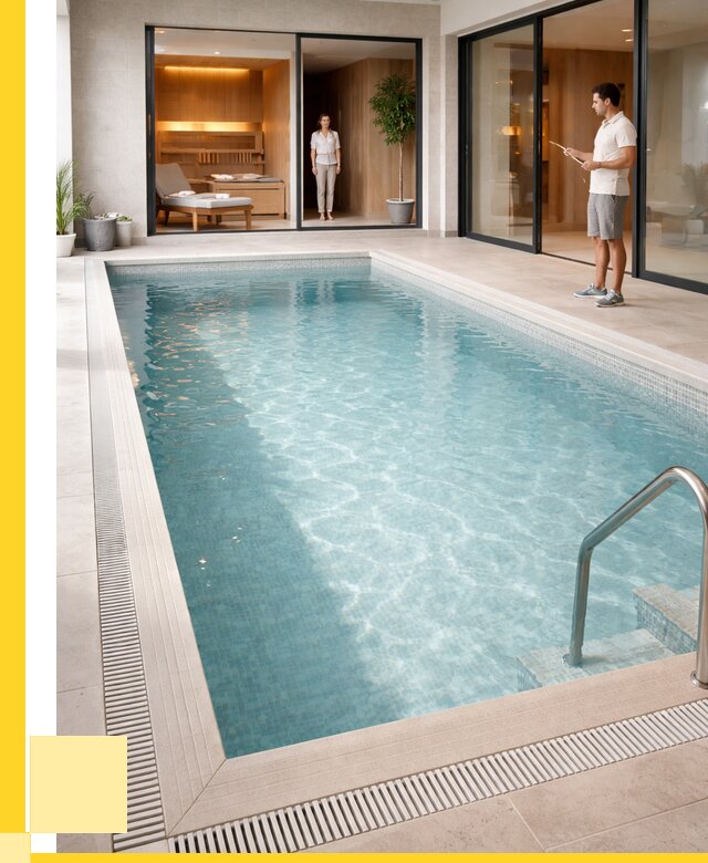 Отделка бассейна пленкой ПВХ в Октябрьском от 3625 р. - ЭриданКтб