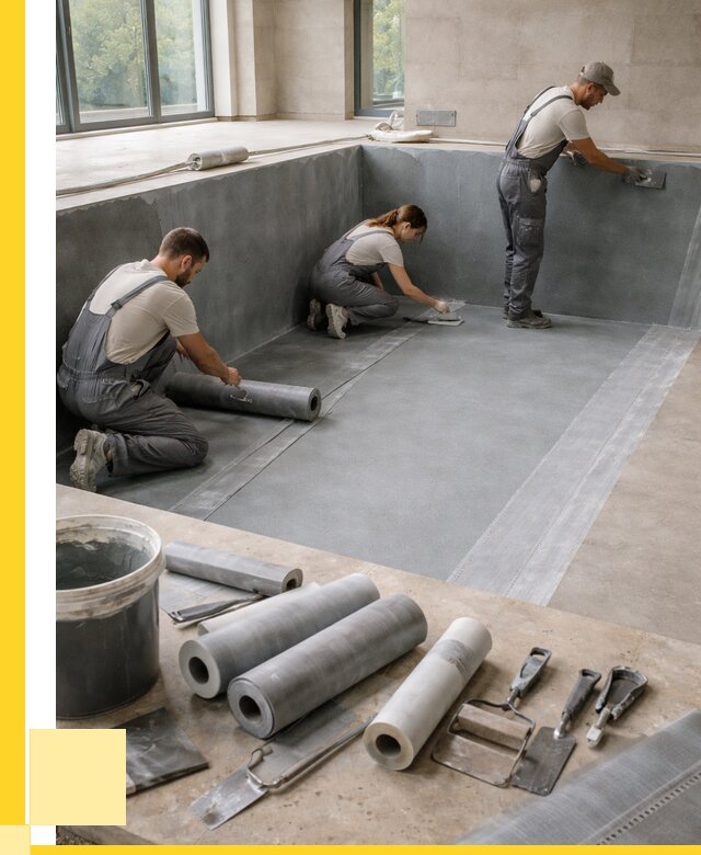 Гидроизоляция бассейнов в Октябрьском от 2071 р., ЭриданКтб