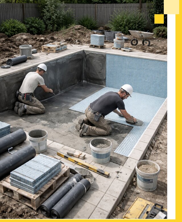 Проектирование и строительство стационарных бассейнов в Октябрьском