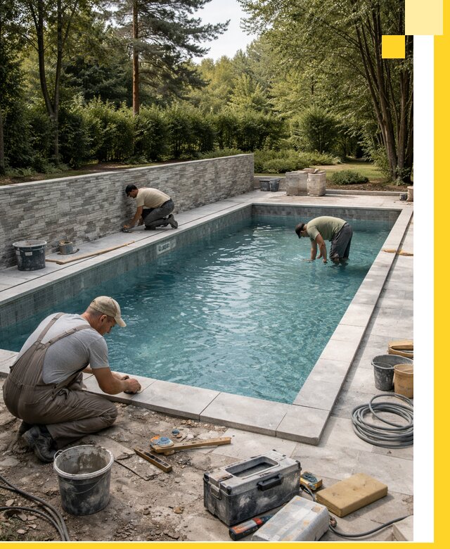 Проектирование и строительство частных бассейнов в Октябрьском