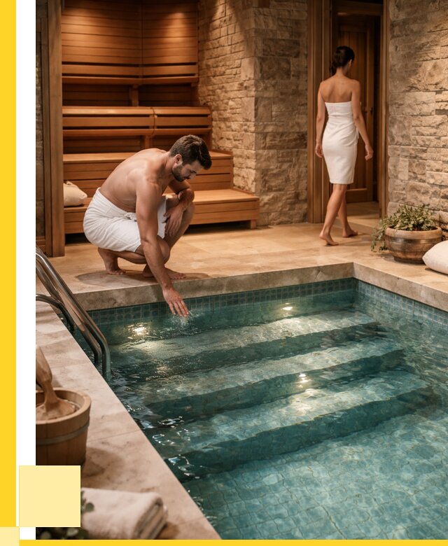 Сауна с бассейном под ключ в Октябрьском от 124284 р., ЭриданКтб