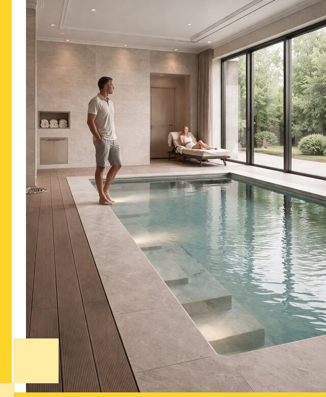 Бассейны в коттедже под ключ в Октябрьском от 1242840 р. | ЭриданКтб