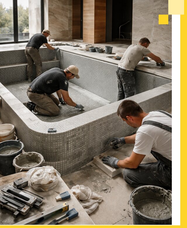 Строительство и установка СПА бассейнов под ключ в Октябрьском