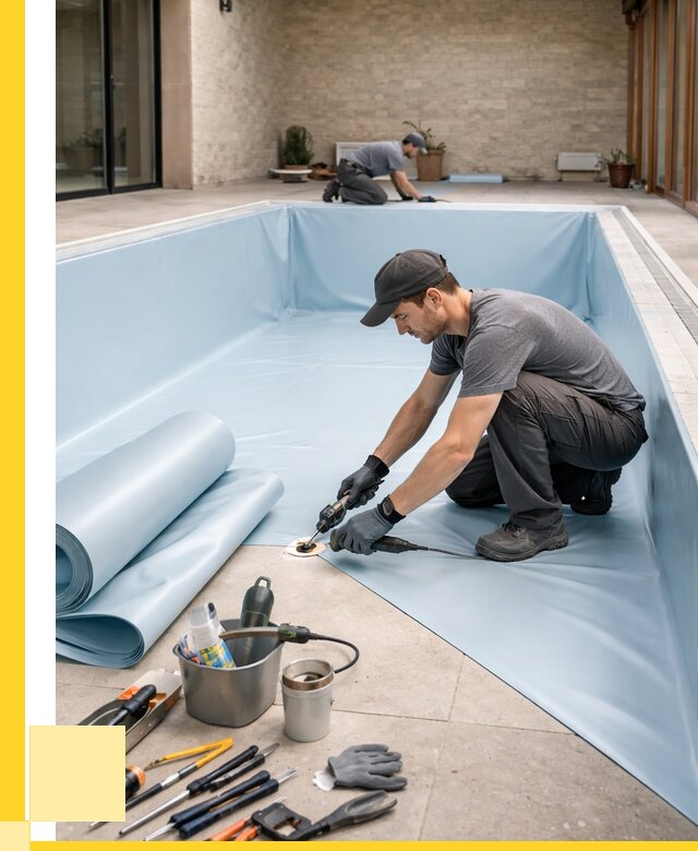 Пленка ПВХ для бассейнов в Октябрьском от 2589 р. | ЭриданКтб