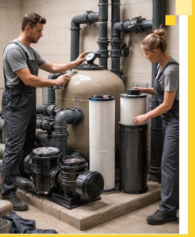 Фильтры и системы фильтрации для бассейнов в Октябрьском