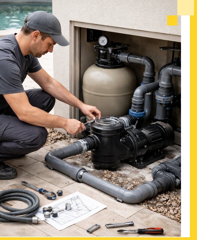 Поставка, монтаж и сервис насосов для бассейнов в Октябрьском