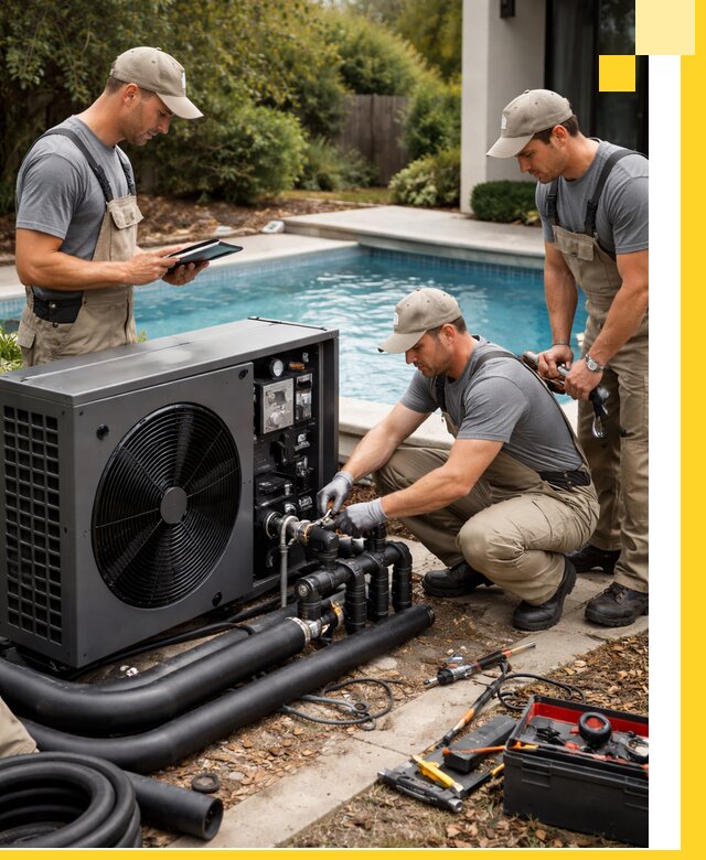 Проектирование и установка тепловых насосов для бассейнов в Октябрьском