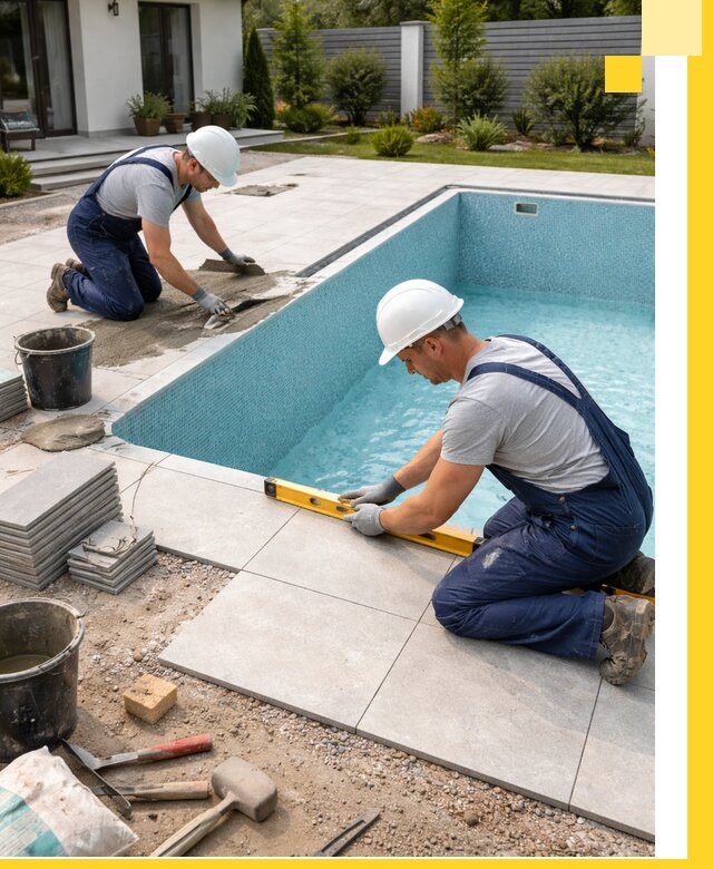 Строительство и монтаж плавательных бассейнов под ключ в Октябрьском