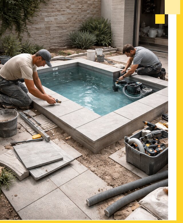 Мини бассейны под ключ в Октябрьском, дизайн и установка