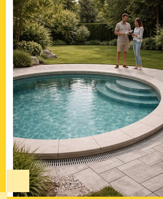 Круглые каркасные бассейны купить в Октябрьском от 258925 р. | ЭриданКтб