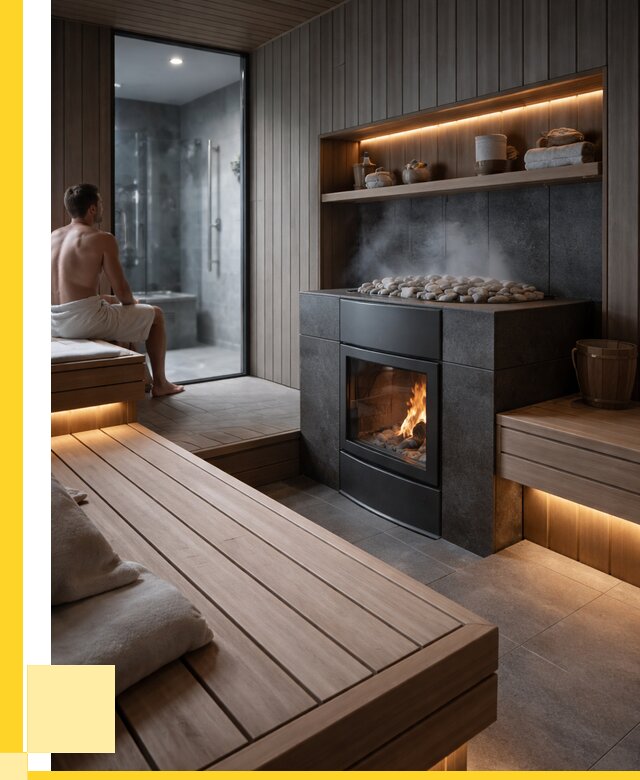 Проект сауны в частном доме в Октябрьском от 36250 р. | ЭриданКтб