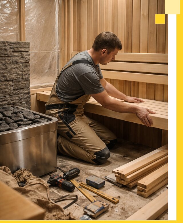 Сауны для дома под ключ с проектированием и монтажом в Октябрьском