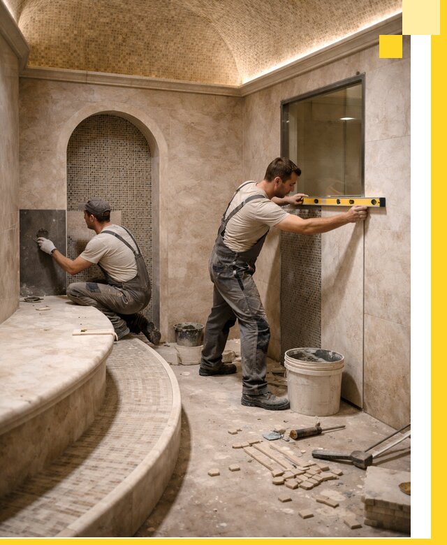 Проектирование и строительство саун с хамамом под ключ в Октябрьском