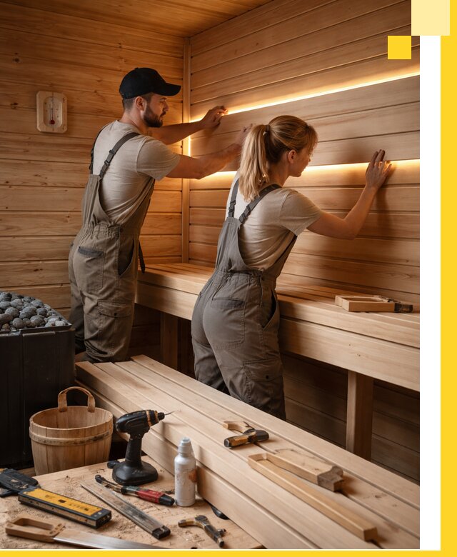 Дизайн саун и бань под ключ с индивидуальным проектом в Октябрьском