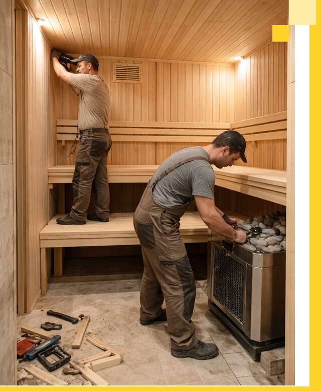 Купить сауну под ключ в Октябрьском с монтажом и гарантией