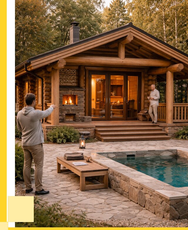 Проекты бань и хамам в Октябрьском от 25893 р. | ЭриданКтб