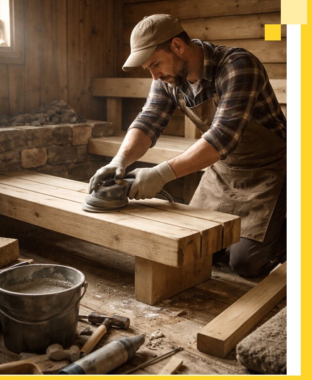 Ремонт бань под ключ в Октябрьском с гарантией качества и сроков