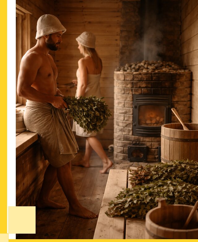 Русские бани в Октябрьском: проекты и дизайн от 362495 р. | ЭриданКтб