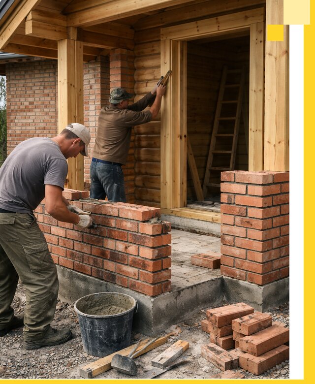 Строительство кирпичных бань под ключ в Октябрьском с гарантией качества