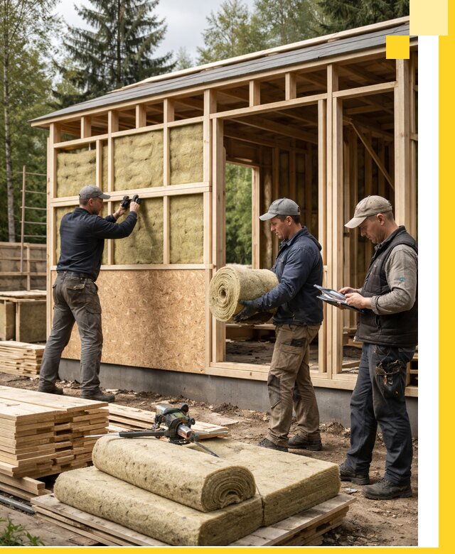 Проектирование и строительство каркасных бань в Октябрьском под ключ