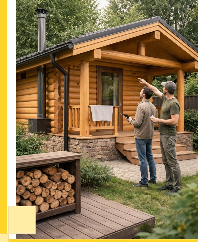 Бани для дачи под ключ в Октябрьском от 258925 р. | ЭриданКтб