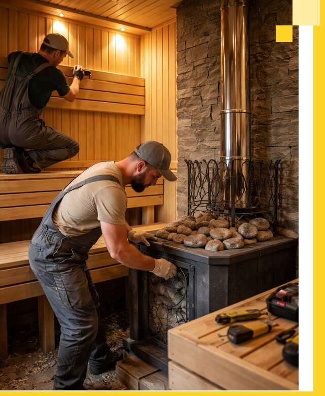 Комплексный дизайн бань, саун и зон отдыха в Октябрьском