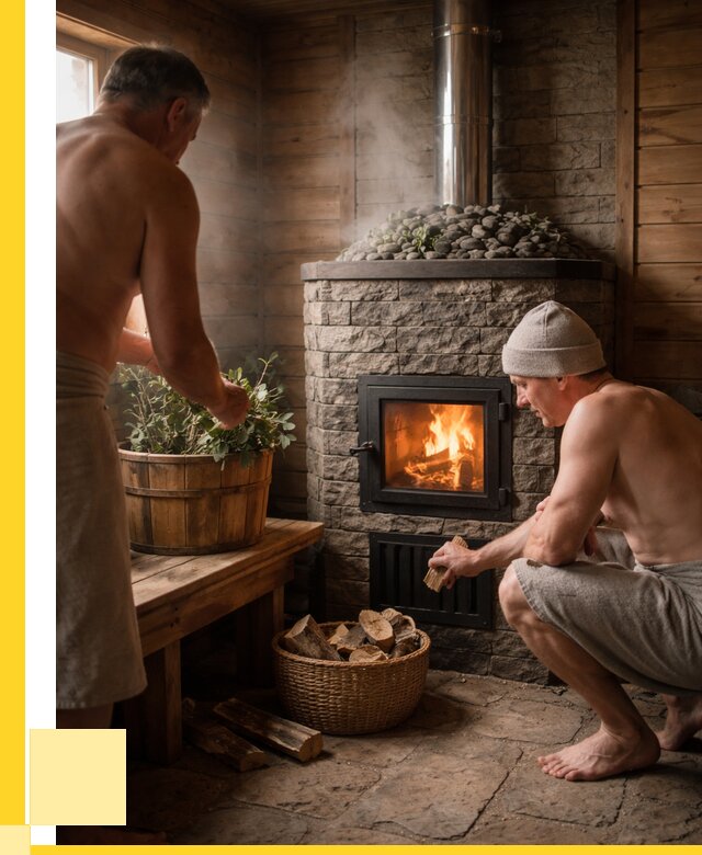 Банные печи под ключ в Октябрьском от 46607 р. | ЭриданКтб кирпичная